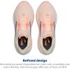 imageBrooks Womens Ghost 18 Neutral Running amp Walking ShoeStar WhiteCyber PeachGrey