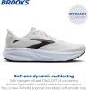 imageBrooks Womens Ghost 18 Neutral Running amp Walking ShoeWhiteBlackRose Gold