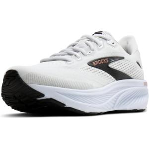 imageBrooks Womens Ghost 18 Neutral Running amp Walking ShoeWhiteBlackRose Gold