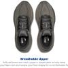 imageBrooks Mens Anthem 8 Neutral Running ShoeRock RidgeGreyCoconut