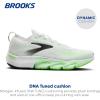 imageBrooks Mens Glycerin Flex Neutral Running amp Walking ShoeWhiteGreen GeckoPhantom