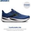 imageBrooks Mens Revel 8 Neutral Running amp Walking ShoeNavy PeonyBlackAcid Lime