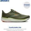 imageBrooks Mens Revel 8 Neutral Running amp Walking ShoeOliveTeaOrange
