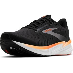 imageBrooks Mens Revel 8 Neutral Running amp Walking ShoeBlackExcaliburOrange