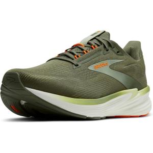 imageBrooks Mens Revel 8 Neutral Running amp Walking ShoeOliveTeaOrange