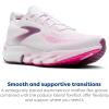imageBrooks Womens Glycerin Flex Neutral Running amp Walking ShoeWhiteCyber PinkArgyle