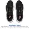 imageBrooks Womens Anthem 8 Neutral Running ShoeBlackEbonyMetallic