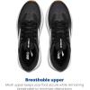 imageBrooks Mens Defyance Max Neutral Running amp Walking ShoeBlackGreySilver