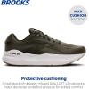 imageBrooks Mens Defyance Max Neutral Running amp Walking ShoeGreenBlackWhite