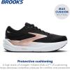 imageBrooks Womens Ghost Max 3 Neutral Running amp Walking ShoeBlackBlackRose Gold