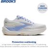 imageBrooks Womens Ghost Max 3 Neutral Running amp Walking ShoeCoconutBlue HeronOrange