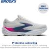 imageBrooks Womens Ghost Max 3 Neutral Running amp Walking ShoeWhiteMoonlightPink
