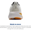 image:imageBrooks Mens Revel 9 Neutral Running amp Walking ShoeWhiteOrangeBlack