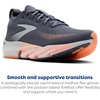 image:imageBrooks Womens Glycerin Flex Neutral Running amp Walking ShoeGreyPeachOrange