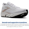 image:imageBrooks Womens Glycerin Flex Neutral Running amp Walking ShoeWhiteOysterPeach Whip