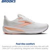image:imageBrooks Womens Revel 9 Neutral Running amp Walking ShoeWhiteCyber PeachPurple