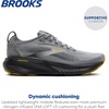 image:imageBrooks Mens Adrenaline GTS 25 Supportive Running amp Walking ShoePrimer GreyEbonyJasmin