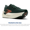 image:imageBrooks Mens Glycerin Max 2 Neutral Running amp Walking ShoeDark SpruceBombay BrownClear