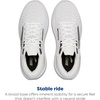 image:imageBrooks Mens Ghost Max 3 Neutral Running amp Walking ShoeBright WhiteTeaBlack