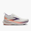 image:imageBrooks Womens Glycerin GTS 23 Supportive Running ShoeWhite Mulled Grape Clear