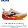 image:imageBrooks Mens Ghost Max 4 Neutral Running amp Walking ShoeWhiteOrangeRed