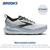 image:imageBrooks Mens Glycerin 23 Neutral Running ShoeWhiteRainBaltic Sea