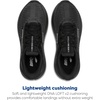 image:imageBrooks Mens Revel Max Neutral Running amp Walking ShoeBlackBlackEbony