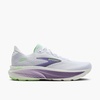 image:imageBrooks Womens Ghost 18 Neutral Running amp Walking ShoeWhite Purple Hebe Green