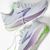 image:imageBrooks Womens Ghost 18 Neutral Running amp Walking ShoeWhite Purple Hebe Green