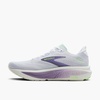image:imageBrooks Womens Ghost 18 Neutral Running amp Walking ShoeWhite Purple Hebe Green