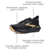 image:imageBrooks Womens Glycerin 23 Neutral Running ShoeBlackAsphaltIced Coffee
