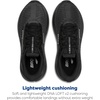 image:imageBrooks Womens Revel Max Neutral Running amp Walking ShoeBlackBlackEbony