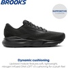 image:imageBrooks Mens Adrenaline GTS 24 Supportive Running Shoe  Road Running ShoesBlackBlackEbony
