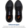 image:imageBrooks Mens Adrenaline GTS 24 Supportive Running Shoe  Road Running ShoesBlackCountry BlueOrange