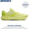 image:imageBrooks Mens Adrenaline GTS 24 Supportive Running Shoe  Road Running ShoesLime GreenNightlife