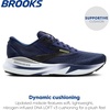 image:imageBrooks Mens Adrenaline GTS 24 Supportive Running Shoe  Road Running ShoesPeacoatBlackSharp Green