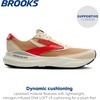 image:imageBrooks Mens Adrenaline GTS 24 Supportive Running Shoe  Road Running ShoesTaffyCherry TomatoBlack