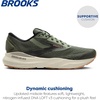 image:imageBrooks Mens Adrenaline GTS 24 Supportive Running Shoe  Road Running ShoesThymeBlackPelican