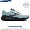 image:imageBrooks Mens Adrenaline GTS 24 Supportive Running Shoe  Road Running ShoesWinter SkyEbonyOrange