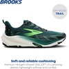 image:imageBrooks Mens Ghost Trail Running ShoeAtlantic DeepBlackGreen