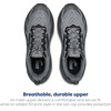 image:imageBrooks Mens Ghost Trail Running ShoeGrayGrayBlackened Pearl