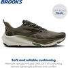 image:imageBrooks Mens Ghost Trail Running ShoeOliveOliveMetallic
