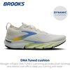 image:imageBrooks Mens Glycerin Flex Running ShoeWhiteCyber YellowNightlife