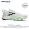 image:imageBrooks Mens Glycerin Flex Running ShoeWhiteGreen GeckoPhantom