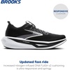 image:imageBrooks Mens Hyperion 3 Neutral Running Shoe  Road Running ShoesBlackGreyWhite