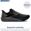 image:imageBrooks Mens Launch 11 Neutral Running Shoe  Road Running ShoesBlackGreyGold