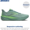 image:imageBrooks Mens Launch 12 Running ShoeGray MistGreen