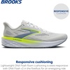 image:imageBrooks Mens Launch 12 Running ShoeWhiteRainwashedNightlife